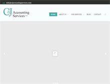 Tablet Screenshot of cjaccountingservices.com